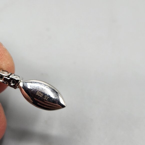 Black Tennis Bracelet with Evil Eye JS 925 - Picture 8 of 9